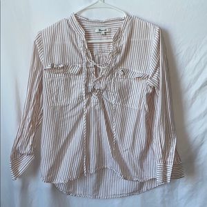 Long sleeve madewell top size: S